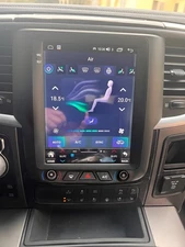 9.7" Tesla Style FOR 2013-2019 DODGE RAM 1500 2500 3500 CARPLAY GPS RADIO STEREO