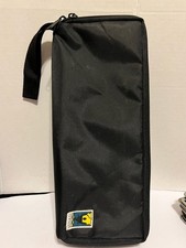 Vintage Conductor Series Cassette Tape Storage Carrying Case Black Nylon