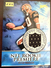 2000 TOPPS FOOTBALL NFL ROOKIE PREMIERE BOWMAN RESERVE PETER WARRICK CARD # R-PW. rookie card picture