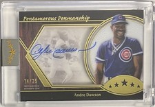 2025 Topps Five Star Andre Dawson Pentamerous Penmanship Autograph #14/25 Cubs