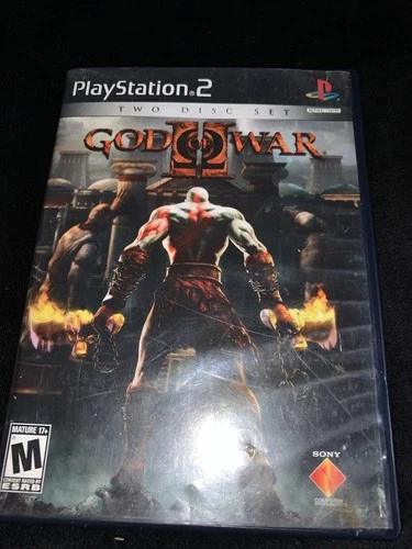 God of War II PS2 PlayStation 2 Two Disc Set Complete CIB