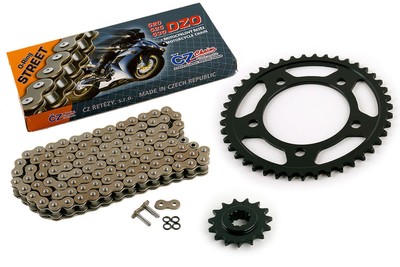 2004 2005 Honda CB600F CB 599 CZ DZO O-Ring Chain and Sprocket Kit 15/43 122L