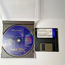 Autodesk AutoCAD LT Release 3 Windows 95 CD 3.5" Floppy 3D Modeling Software