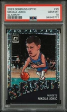 2023 Donruss Optic Nikola Jokic Slammy SSP Case Hit PSA 10 #25 Low Pop