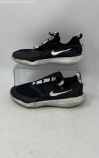 Nike Unisex Kids Flex Runner AT4662-001 Black White Sneakers Shoes Size 4Y