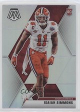 2020 Panini Mosaic Rookies Silver Prizm Isaiah Simmons #245 7ba