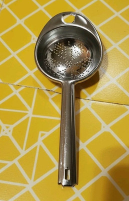 Vtg Ekco USA Stainless Steel Strainer Tea Filter Barware Cocktail Sifter 6-1/4''