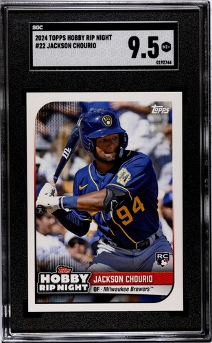 2024 Topps Hobby Rip Night #22 Jackson Chourio SGC 9.5 | eBay