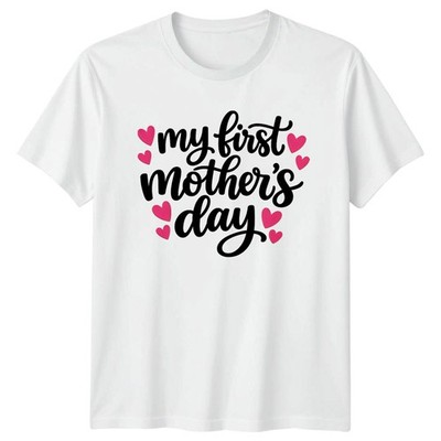 Mein erster Muttertag Damen T-Shirt Neu Mama Mutterschaft Geschenk für Sie