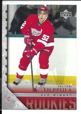 2005-06 Upper Deck Young Guns Valtteri Filppula Rookie Card RC #483