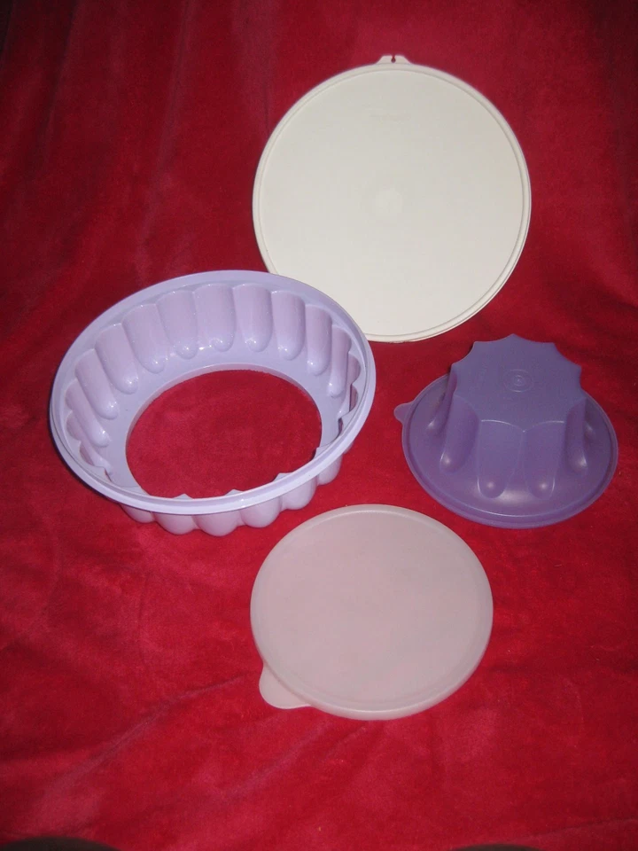 Tupperware Puddingform großer Prinz ø 21cm Eisbombe Terrine Eis m 2x Deckel - Bild 4 von 4