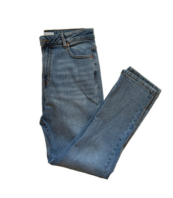 Denim Co Primark Cares Womens LIGHT BLUE  MOMS JEANS Light Wash  SIZE 12