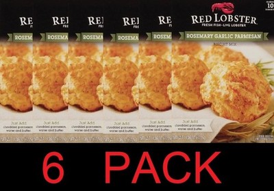 Red Lobster Rosemary Garlic Parmesan Biscuit Mix 11.36 oz Box - 6 PACK
