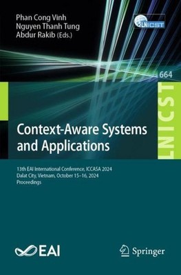 Context-Aware Systems and Applications Phan Cong Vinh