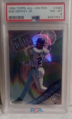 Ken Griffey Jr. 1999 Topps All-Matrix 40 Club #AM3 PSA 8 POP3 🔥