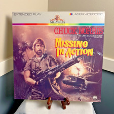 1984 Missing in Action Vietnam MGM Movie Chuck Norris Laserdisc Videodisc