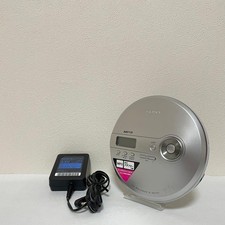 SONY Walkman Portable CD Player D-NE241 SIlver W/Adapter Bundle Japan Used F/S