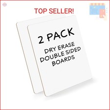 Scribbledo 2 Pack 9x12 Inch Small White Board and Mini Dry Erase Board Handheld