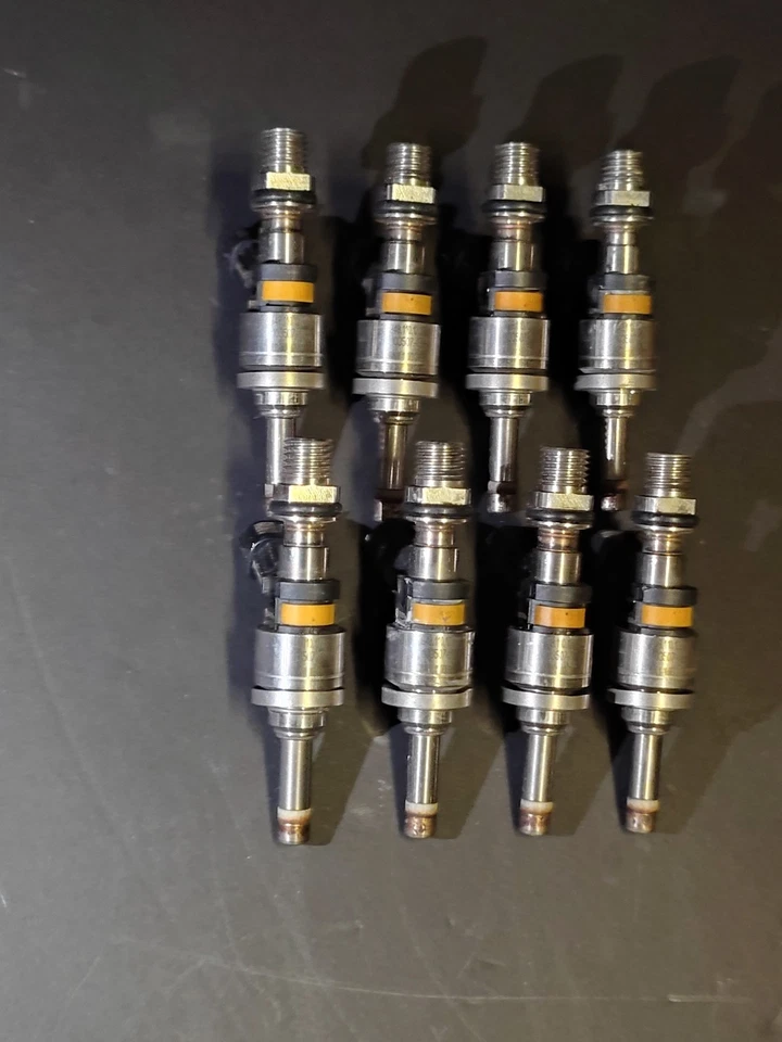 Juego de 8 inyectores de combustible 11-18 Porsche Cayenne 958 Turbo 4,8 L V8 94811012882 OEM Foto 4 de 4
