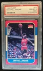 1986-87 Fleer Michael Jordan Rookie RC #57 Bulls PSA 8