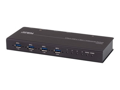 ATEN 4-Port USB 3.1 Gen1 Industrial Switch KVM-Umschalter 3.0