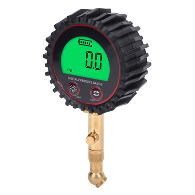 Digital Tire Pressure Gauge With Rotatable Joint 1/8 10MM Thread Easy Read LCD