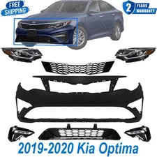 Front Bumper Cover Primed & Grille Assembly For 2019-2020 Kia Optima