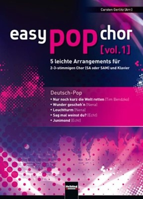 easy pop chor (vol.1): 5 leichte Arrangements für 2- bis 3-stimmigen Chor  85326