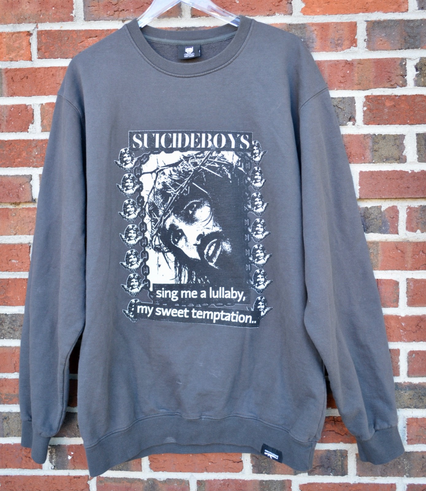 G59 Records Mens L  Suicideboys Sing Me A Lullaby My Sweet Temptation Sweatshirt