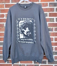 G59 Records Mens L  Suicideboys Sing Me A Lullaby My Sweet Temptation Sweatshirt