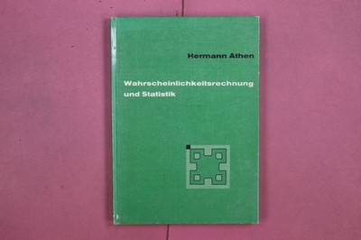 324749 Hermann Athen WAHRSCHEINLICHKEITSRECHNUNG UND STATISTIK Hermann Schroedel