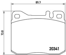 BREMBO BREMSSCHEIBEN Ø300MM + BREMSBELÄGE VORNE FÜR MERCEDES-BENZ S-KLASSE 
