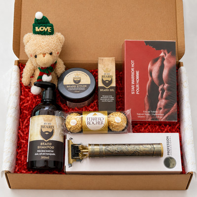 Herren Pflege Geschenkkorb Vatertag Geburtstag Weihnachten Geschenkset für Ihn