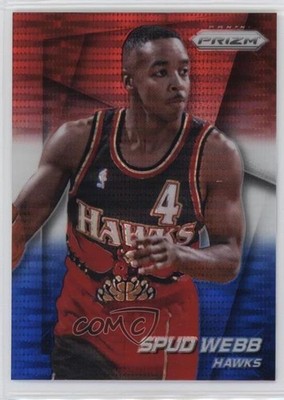 2014-15 Panini Prizm Red White & Blue Pulsar Prizm Spud Webb #247 0p31