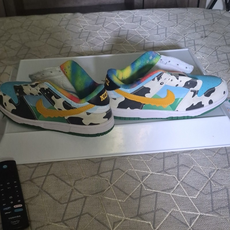 Nike SB Chunky Dunky Skateboarding Shoes CU3244-100 US 4Y Medium Multicolor