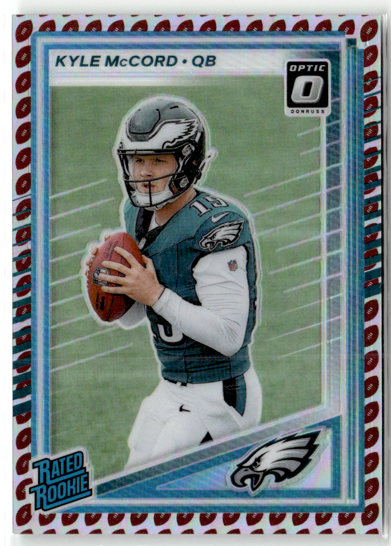 2025 Panini Donruss - Rated Rookie Kyle McCord #325 (RC) Football Emoji #325