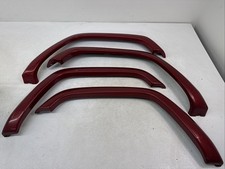 97-01 Jeep Cherokee Xj Classic 4 Door Ext Fender Trim Molding Set Red Oem.