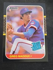 1987 Donruss - Rated Rookie Greg Maddux #36 (RC)