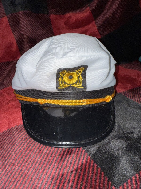 Yacht Captain Hat Navy Salor Hat Costume Accessory for Men and Women (Wtf34)