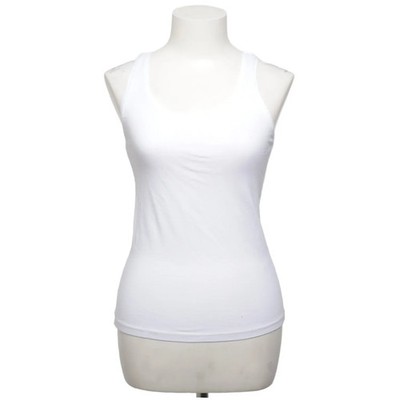 Primark, Tank­top, Größe: S, Stretch Vest, Weiß, Baumwolle/Elasthan #bzC
