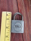 Vintage Yale Padlock with Key Mid Century Working Lock Industrial Metal Lock — photo 8