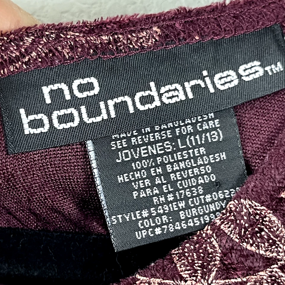 Vintage Witchy Fairy Crushed Velvet Dress Juniors Large 90s Y2K No Boundaries - Image 4 of 4