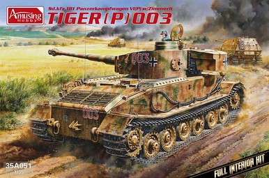 Amusing Hobby 35A051 1/35 Tiger (P) 003 Plastic Model Kit