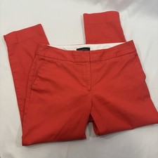 Talbots Women  s 8 Slim Crop Pants Coral