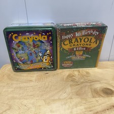 2 NEW/SEALED - Crayola Crayons Happy 40th Birthday Limited Edition Box 64 Colors