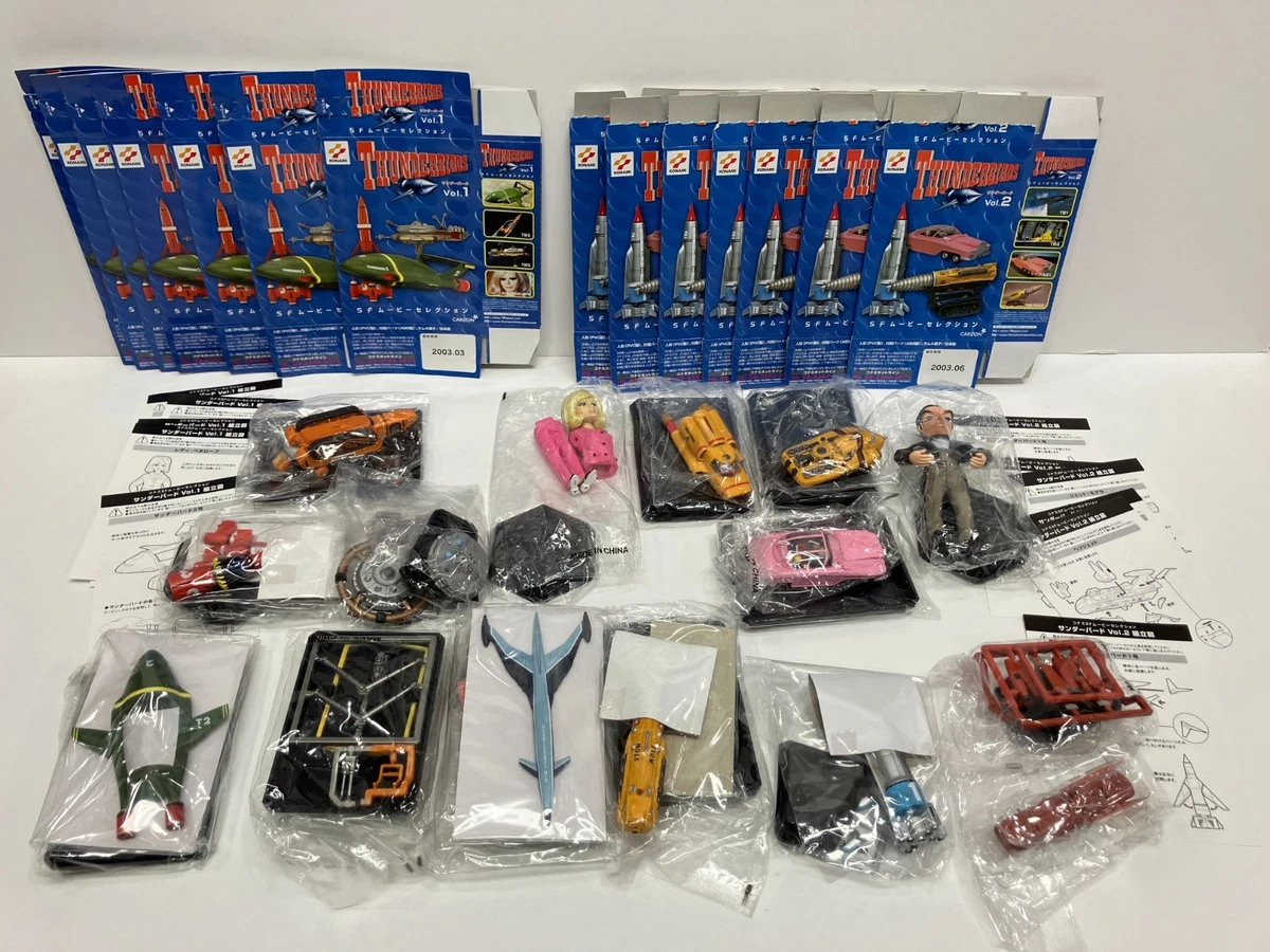 Thunderbirds Set De 3 Konami Pod Vehiculos De Rescate Vol.1