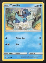 Totodile 18/73 Common Shining Legends Pokemon TCG