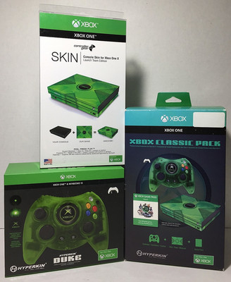 NEW Hyperkin XBOX CLASSIC PACK Xbox One DUKE CONTROLLER Console Skin XB1 OG