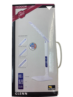 Brilliant Led Tisch Deko Lampe Leuchte Glenn Kunststoff Weiß 15X55X15Cm Touch
