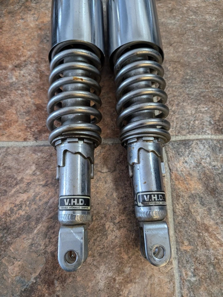 82 Honda CB650SC Nighthawk Rear Shock Set Left Right OEM CB650 -56 - Image 2 of 4